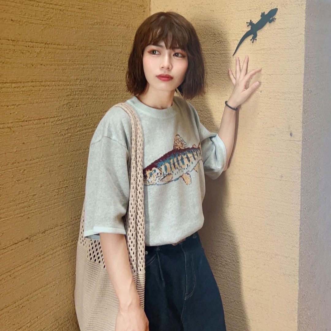 【tantanさんデザイン】半袖ニットシャツ - tricopet - 愛するペットでつくる、世界で一つのオリジナルニット制作